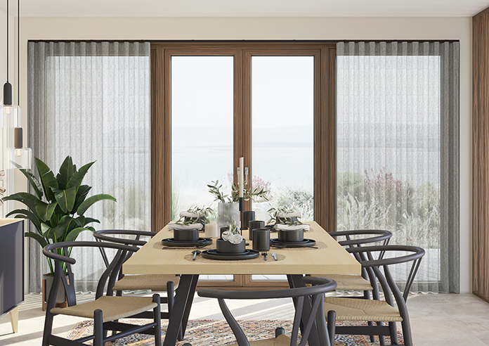 Kalahari Voile, Cool Grey - Made to Measure Curtains - Image 3